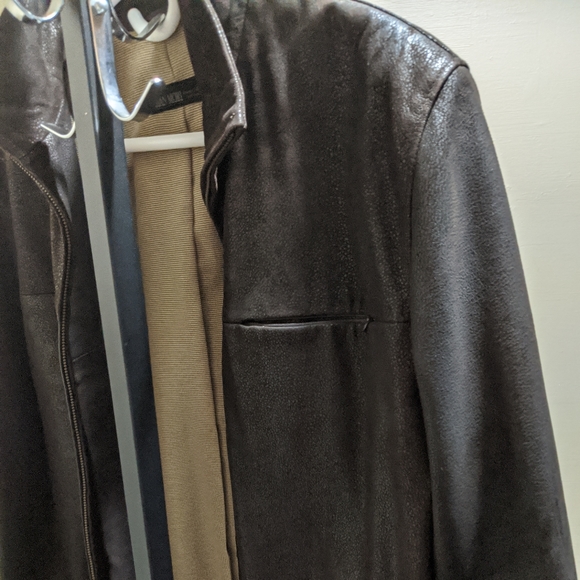 Gian Mori _ Men brown leather jacket never worn - Picture 4 of 6